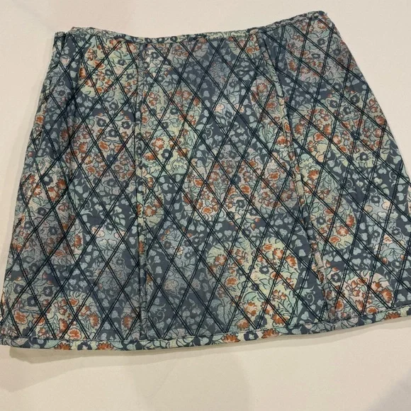 NWT Free People Quilted Floral Mini Skirt NWT | Boho Size Small - Picture 9 of 11